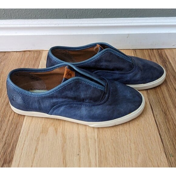 FRYE Maya CVO Slip On Laceless Sneaker Navy Blue Women's 6 - Picture 2 of 8